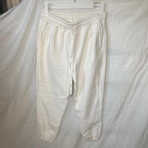Fabletics White Track Pants